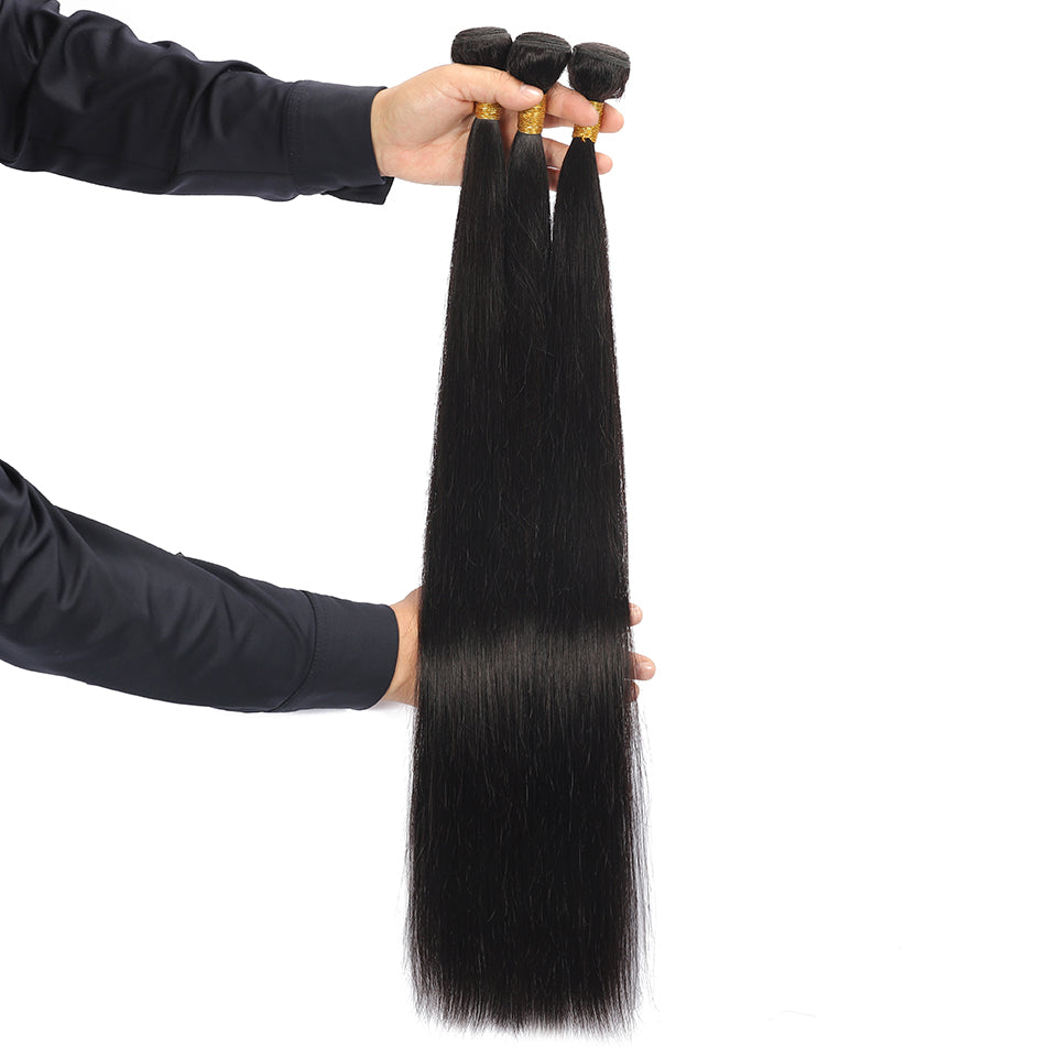 12A Virgin Hair Brazilian Straight Bundles