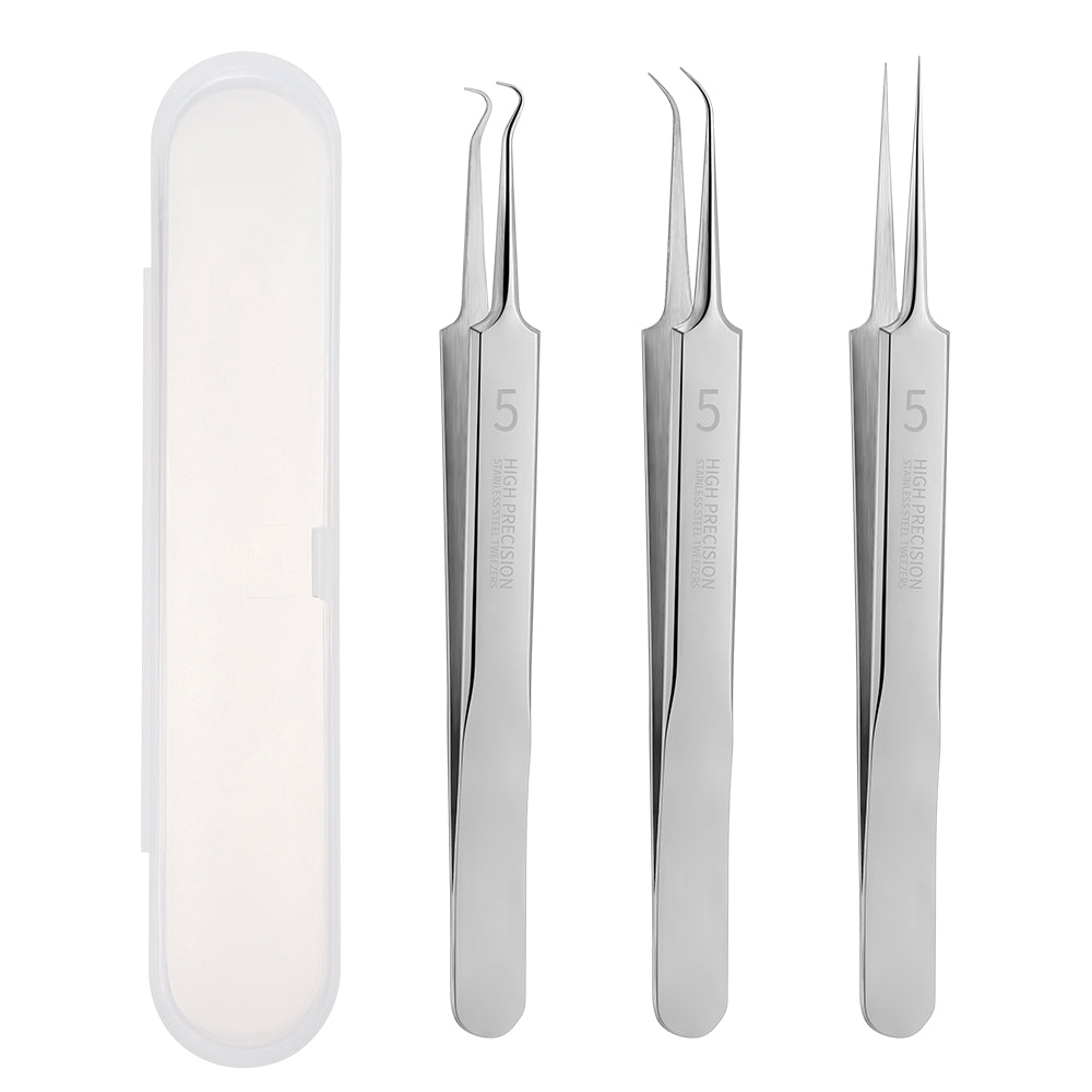 3PCS Ultra Fine Tweezers