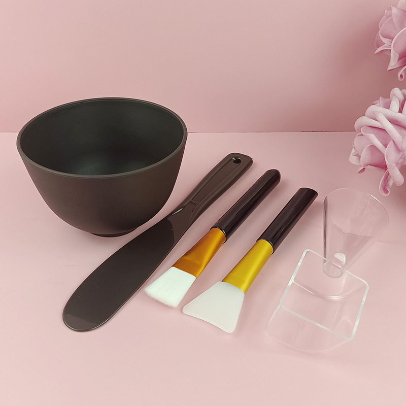 Facial Brush Mask Bowl Spoon Set