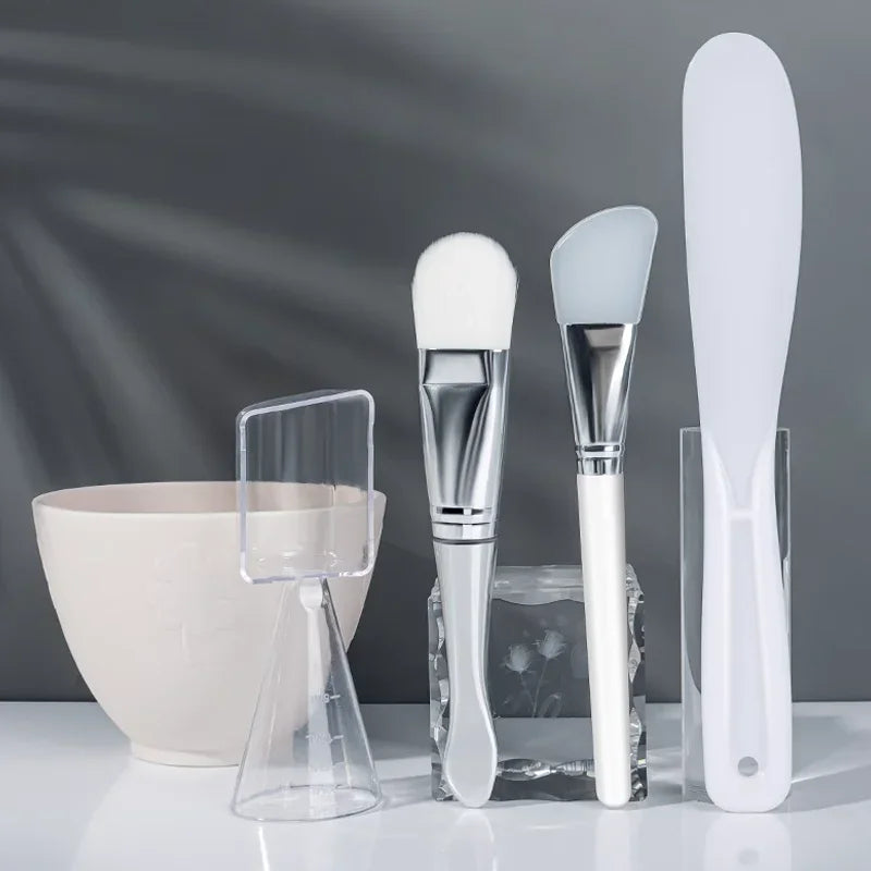 Facial Brush Mask Bowl Spoon Set